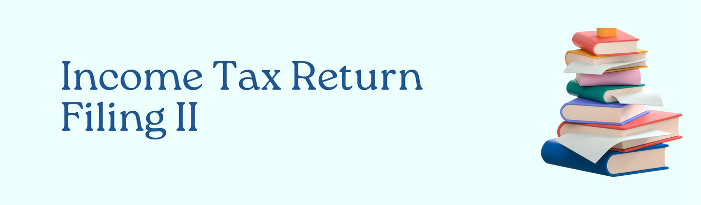 Income Tax Return Filing II